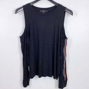 Forever 21 plus size cold shoulder Jersey shirt 1X